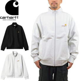 Carhartt WIP カーハート WIP I031686-23F AMERICAN SCRIPT JACKET アメリカン スクリプト ジャケット スウェット スタンドカラー ジップアップジャケット トラック トップ 厚手 トップス ライト アウター ワーク イン プログレス メンズ レディース 2カラー 国内正規 2023AW