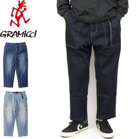 GRAMICCI グラミチ G3FU-P004 STRETCH DENIM LOOSE TAPERED PANT ストレッチ デニム ルーズテーパードパンツ クロップド グラミッチ クライミング イージー アメカジ アウトドア キャンパー メンズ レディース ボトムス 3カラー 国内正規 2024SS