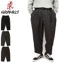 【SALE】Gramicci グラミチ GMP5-FJP003 WOOL LIKE WIDE TAPERED PANT ウールライクワイドテーパードパンツ グラミッチ バルーンパンツ リラックス フィット イージー ロング ボトムス アメカジ アウトドア メンズ レディース 3カラー 国内正規 2025AW 10%OFF