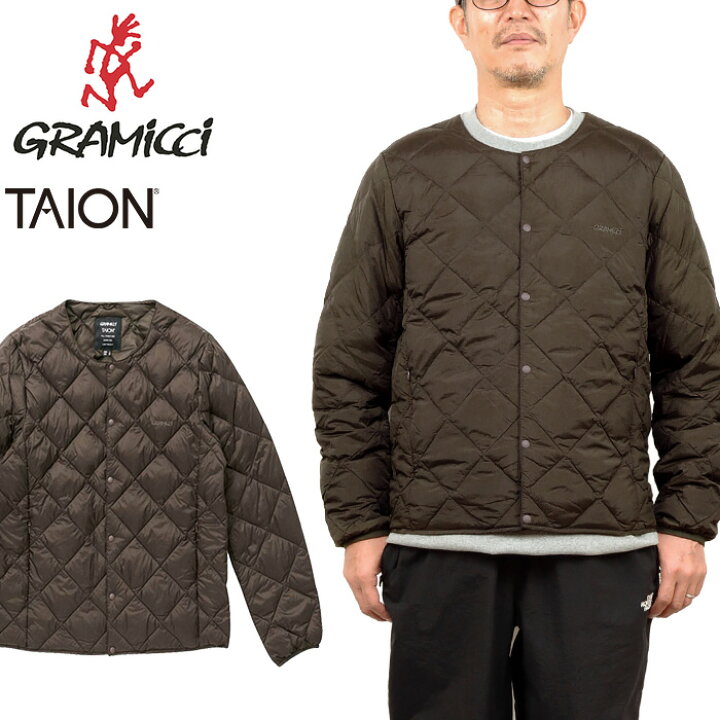 楽天市場】Gramicci×TAION グラミチ×タイオン G4FU-J101-TG INNER DOWN 