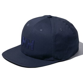 【SALE】HELLY HANSEN ヘリーハンセン HC91953 LOGO TWILL CAP ロゴ ツイル キャップ コットン スナップバック フラット バイザー ベースボール 帽子 アウトドア マリン スポーツ メンズ レディース 5カラー 国内正規 2022SS 30%OFF