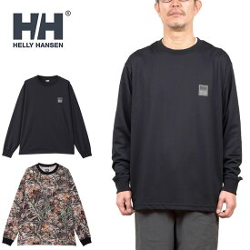 HELLY HANSEN ヘリーハンセン HH32408 HHANGLER DRY TEE HHアングラードライティー Tシャツ ロングスリーブ ポリエステル フィッシング 釣り ロンT UVカット 速乾 長袖 トップス アウトドア メンズ レディース 2カラー 国内正規 2024SS