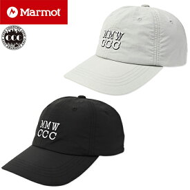 Marmot × CITY COUNTRY CITY マーモット × シティーカントリーシティー MTSS26MHG305CC MMWCCC Feel up Cap フィールアップキャップ キャンプ アウトドア 日除け 撥水 帽子 メンズ レディース 帽子 2カラー 国内正規 2026SS