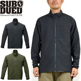 【SALE】SUBDUED サブデュード SDA-018-0059"NOTOS JACKET"ノトス ジャケット ソリッド フルジップ ソフトシェル ストレッチ 撥水 アウター ミリタリー アウトドア メンズ レディース 2カラー 国内正規 10%OFF