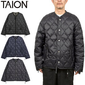 TAION タイオン TAION-M65LSZBML-1SH MILITARY M65 LINER W-ZIP SHORT DOWN JACKET ミリタリーM65ライナーWジップショートダウンジャケット インナーダウン 800フィルパワー ノーカラー 軍物 アウトドア キャンプ ストリート メンズ レディース 3カラー 国内正規 2025AW