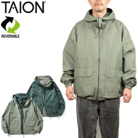 【SALE】TAION タイオン TAION-R106WZNDML-1 MILITARY NON DOWN MOUNTAIN REVERSIBLE W-ZIP PK ミリタリーノンダウンリバーシブルWジップパーカー 撥水 軍物 アウトドア キャンプ ストリート メンズ レディース 3カラー 国内正規 2025SS 10%OFF