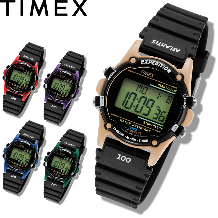 【タイメック】 TIMEX タイメックス ATLANTIS アトランティス 100 TW2U31100 メンズ 腕時計 デジタル 電池式