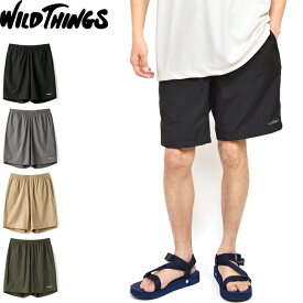 【SALE】WILD THINGS ワイルドシングス WT23026AD ELASTIC NYLON BASE SHORTS エラスティック ナイロン ベース ショーツ ショート ハーフ パンツ 軽量 膝上丈 ストレッチ アウトドア メンズ レディース 短パン 4カラー 国内正規 30%OFF