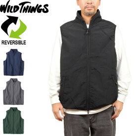 【SALE】WILD THINGS ワイルドシングス WT23131AD SUPPLEX REVERSIBLE VEST サプレックス リバーシブル ベスト チョッキ ジャケット 撥水 防寒 保温 トップス ノースリーブ ミリタリー アウトドア フィッシング ストリート メンズ レディース 4カラー 国内正規 2023AW 20%OFF