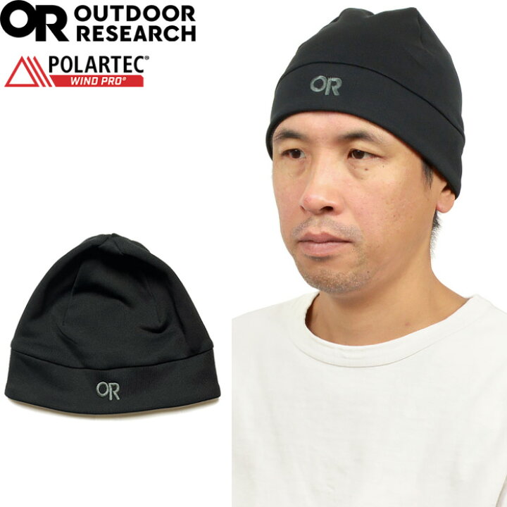 【SALE】Outdoor Research アウトドアリサーチ 243592 19842589 WIND PRO HAT ウィンド プロハット  ビーニー ニット ワッチ キャップ ニット帽 撥水 防風 耐久 透湿 保温 アウトドア キャンプ メンズ レディース ユニセックス ブラック 国内正規 