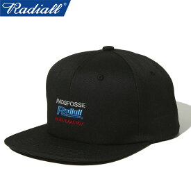 RADIALL ラディアル RAD-24SS-HAT001 REV BASEBALL CAP レブ ベース ボールキャップ フラットバイザー スナップバック TC/ツイル 日本製 帽子 ハット ワーク ストリート アメカジ ローライダー スケート メンズ レディース 3カラー 国内正規 2024SS