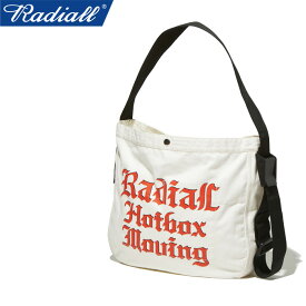 RADIALL × SPEAKEASY ラディアル × スピークイージー RAD-SPEY009 HOT BOX - NEWSPAPER BAG ホットボックス ニュースペーパー バッグ カバン 横掛け 肩掛け ショルダー 手提げ エコバッグ メッセンジャー 鞄 スケート ストリート メンズ 2カラー 国内正規 2024SS