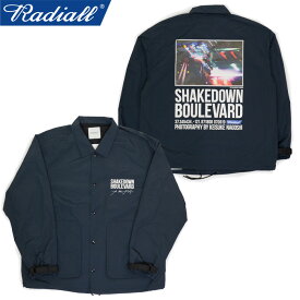 【SALE】RADIALL×KEISUKE NAGOSHI ラディアル×名越啓介 RAD-20SS-JW006 BOULEVARD - WINDBREAKER JACKET ブールバード ウインドブレーカー ジャケット コーチ アウター ナイロン 長袖 ストリート ワーク アメカジ コラボ メンズ レディース 2カラー 国内正規 40%OFF