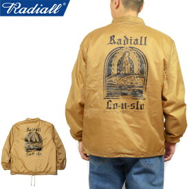 RADIALL ラディアル RAD-23AW-JK010 LO-N-SLO - WINDBREAKER JACKET ロンスローウインドブレーカージャケット コーチ ボア コイルロゴ 長袖 ライトアウター ストリート ワーク スケート アメカジ ローライダー カジュアル メンズ 3カラー 国内正規 2023AW