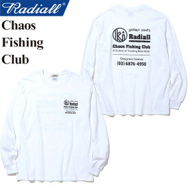 【SALE】RADIALL×Chaos Fishing Club×KUUMBA ラディアル×カオスフィッシングクラブ×クンバ RAD-19AW-SPOT-JW003 GOLDEN HOURS CREW NECK T-SHIRT L/S ゴールデンアワーズ クルーネック Tシャツ ロングスリーブ 長袖 メンズ 2カラー 国内正規 40%OFF