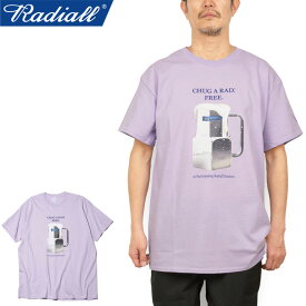 【SALE】RADIALL ラディアル RAD-22SS-TEE004 CRAGER CREW NECK T-SHIRT S/S クレーガー クルーネック Tシャツ ショートスリーブ 半袖 トップス 日本製 コットン ローライダー ストリート スケート アメカジ ワーク メンズ レディース 4カラー 国内正規 20%OFF