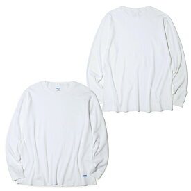 RADIALL ラディアル RAD-PAC049 MIL THERMAL CREW NECK T-SHIRT L/S ミル サーマル クルーネック Tシャツ ロングスリーブ ロンT 長袖 インナー 大き目 アンダーウェア ストリート アメカジ ワーク ローライダー カジュアル メンズ レディース 2カラー 国内正規 2023AW