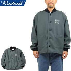 【SALE】RADIALL ラディアル RAD-23AW-SH002 HOOD CITY PHARAOH SHIRT フッドシティファラオシャツ シャツジャケット アウター 長袖 メルトン 刺繍 日本製 ストリート ワーク スケート アメカジ ローライダー カジュアル シンプル メンズ 2カラー 国内正規 2023AW 10%OFF