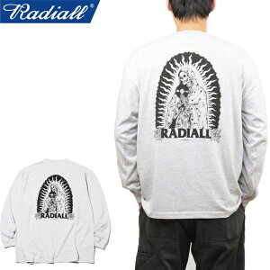 RADIALL × HIROTTON ���f�B�A�� × �q���b�g�� RAD-26NYM-CUT001 GUIDANCE - CREW NECK T-SHIRT L/S �K�C�_���X�N���[�l�b�NT�V���c�����O�X���[�u ����T ���� �g�b�v�X �~�X�g�u���[�`���H �X�g���[�g ���[�N �A