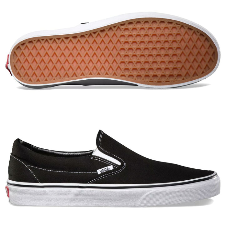 楽天市場】VANS バンズ VN000EYEBLK CLASSIC SLIP-ON クラシック 