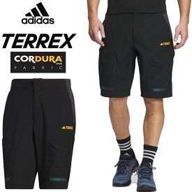 アディダス パフォーマンス adidas Performance IC1965 テレックス キャンピー コーデュラ ハーフ ショーツ TERREX CAMPYX CORDURA HALF SHORT コーデュラ トレイル ランニング スポーツ ジム ボトムス メンズ レディース 軽量 耐久 ブラック 国内正規 20%OFF セール