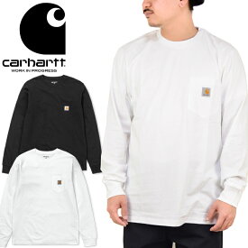 カーハートWIP Carhartt WIP I022094 ロングスリーブ スクエアラベル ポケット Tシャツ L/S POCKET T-SHIRT ポケT ロンT Cロゴ トップス ワーク イン プログレス メンズ レディース 長袖 2カラー 国内正規 20%OFF セール