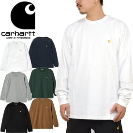 カーハートWIP Carhartt WIP I026392 ロングスリーブ チェイス Tシャツ L/S CHASE T-SHIRT ロンT トップス カットソー ストリート ワーク イン プログレス メンズ レディース Cロゴ 刺繍 厚手 長袖 6カラー 国内正規 2022AW