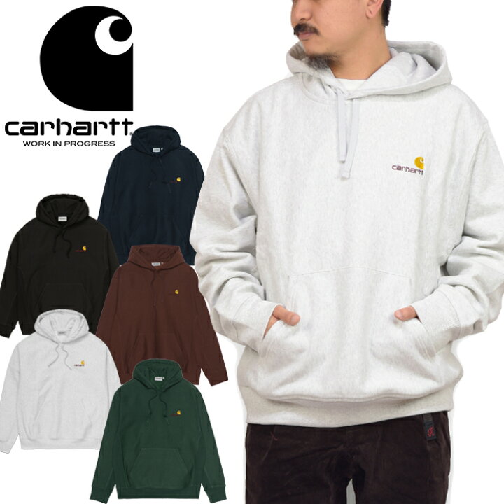 楽天市場 カーハート Wip Carhartt Wip I0279 フーデッド アメリカン スクリプト スウェットパーカー シャツ Hooded American Script Sweatshirt プルオーバー ロゴ刺繍 トップス ストリート ワーク イン プログレス メンズ レディース 保温 厚手 裏起毛 5カラー 国内