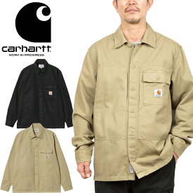 カーハートWIP Carhartt WIP I030765 ロングスリーブ チャーター シャツ ジャケット L/S CHARTER SHIRT カバーオール ワーク イン プログレス スクエアロゴ トップス メンズ レディース 耐久 長袖 2カラー 国内正規 20%OFF セール