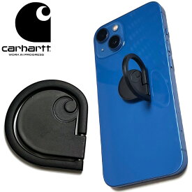 カーハートWIP Carhartt WIP I033370 Cロゴフォンリング C LOGO PHONE RING iPhone スマホ ホールドリング スマートフォン スタンド ワーク イン プログレス メンズ レディース 雑貨 89XX ブラック 国内正規 2024SS