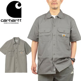 カーハートWIP Carhartt WIP I027580-24S ショートスリーブ マスターシャツ S/S MASTER SHIRT ワークシャツ トップス ワーク イン プログレス メンズ レディース 耐久 半袖 3カラー 国内正規 2024SS