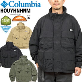 コロンビア×フイナム Columbia×HOUYHNHNM PM4486 ディスペアーベイ ジャケット DESPAIR BAY JACKET PFG コラボ オムニシールド ブラックバス フィッシング アウター アウトドア 撥水 耐久 渓流 釣り 3カラー 国内正規 2022AW 30%OFF セール