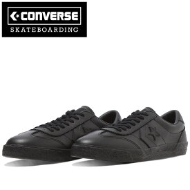コンバース スケートボーディング CONVERSE SKATEBOARDING 33702400 ロードクラシック ROADCLASSIC SK SY OX 1SE874 レザー スケボー シューズ スニーカー ローカット メンズ 合成皮革 靴 ブラックモノクローム 国内正規 2025AW