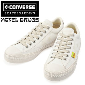 コンバース スケートボーディング×ホテルドラッグス CONVERSE SKATEBOARDING×HOTEL DRUGS 34201010 ブレイクスター BREAKSTAR SK OX + 1SC988 キャンバス スケボー シューズ コラボ スニーカー ローカット メンズ 靴 オフホワイト 国内正規 50%OFF セール