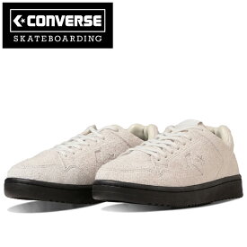 コンバース スケートボーディング CONVERSE SKATEBOARDING 34201250 ウエポン スケート オックス プラス WEAPON SK OX + 1SD340 CHEVRON&STAR/シェブロン&スター スエード スケボー シューズ スニーカー メンズ 靴 ホワイト/ブラック 国内正規 2023SS 30%OFF セール