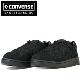 コンバース スケートボーディング CONVERSE SKATEBOARDING 34201251 ウエポン スケート オックス プラス WEAPON SK OX + 1SD339 CHEVRON&STAR/シェブロン&スター スエード スケボー シューズ スニーカー メンズ 靴 ブラック/モノクローム 国内正規 2023SS 30%OFF セール