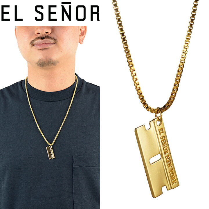 楽天市場】エルセニョール EL SENOR レイザー ブレード ペンダント 