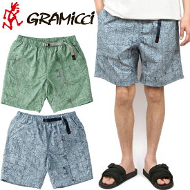 グラミチ GRAMICCI G3SM-P017 ナイロン アルパイン パッカブル ショーツ NYLON ALPINE PACKABLE SHORT ショートパンツ グラミッチ アメカジ アウトドア ボトムス メンズ レディース ヨセミテ 総柄 撥水 速乾 水着 海パン 短パン 2カラー 国内正規 2023SS 30%OFF セール