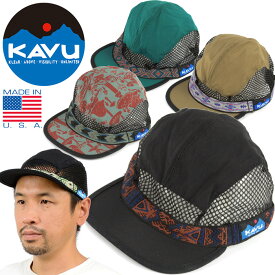 カブー KAVU 19810331 118 トレイルランナー キャップ TRAIL RUNNER CAP ジェット メッシュ ストラップ ウエービングテープ キャンプ ナイロン アウトドア メンズ レディース アメリカ製 通気 帽子 4カラー 国内正規 2023SS