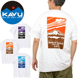 カブー KAVU 19821866 レイニア Tシャツ RAINIER TEE マウントレイニア カットソー トップス アウトドア メンズ レディース 半袖 3カラー 国内正規 10%OFF セール