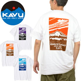 カブー KAVU 19821866 レイニア Tシャツ RAINIER TEE マウントレイニア カットソー トップス アウトドア メンズ レディース 半袖 3カラー 国内正規 2023SS