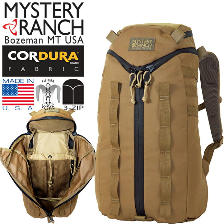 楽天市場 ミステリーランチ Mystery Ranch 1デイアサルト 1 Day Assault 18l コーデュラナイロン リュック バックパック デイパック ミリタリー アウトドア メンズ レディース アメリカ製 撥水 耐久 鞄 コヨーテ 国内正規 Lowbrow Sports