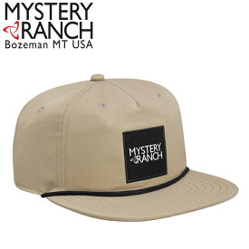 ミステリーランチ MYSTERY RANCH 19761680 113256 ロゴロープハット LOGO ROPE HAT トラッカー キャップ スナップバック ミリタリー ハンティング アウトドア メンズ レディース 軽量 耐久 帽子 3カラー 国内正規 2025AW