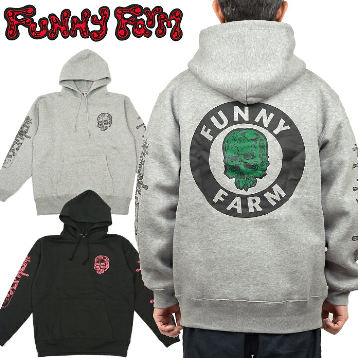 楽天市場】ファニーファーム FUNNY FARM プリント スウェット パーカー 