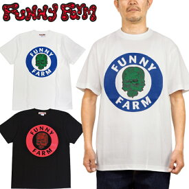 ファニーファーム FUNNY FARM プリント Tシャツ F3 PRINT T-SHIRT カットソー 裏原宿 カルチャー スカル 髑髏 タトゥースタジオ リバイバル メンズ レディース 復刻 半袖 2カラー 国内正規 2021AW 10%OFF セール