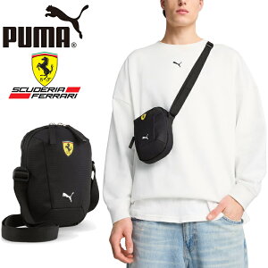 �v�[�} PUMA 091282 �t�F���[�� ���[�X �|�[�^�u���o�b�O FERRARI RACE PORTABLE BAG 1L �V�����_�[�o�b�O �|�[�` �����Y ���f�B�[�X F1 �� ���|�� �΂߂��� �y�� �� 01 �v�[�}�u���b�N �������K 2025AW 10%OFF 