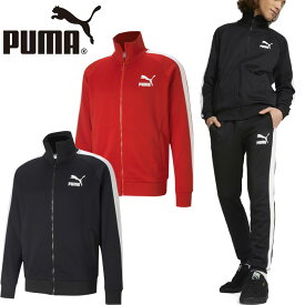 プーマ PUMA 531368 アイコニック トラック トップ ジャージ ジャケット ICONIC T7 TRACK JACKET ストレッチ ジップアップ トップス メンズ レディース 2カラー 国内正規 2024SS