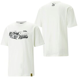 プーマ×ステイプル PUMA×STAPLE 539935 ステイプル グラフィック ショートスリーブ Tシャツ STAPLE GRAPHIC S/S TEE プリント トップス ストリート カットソー メンズ レディース コラボ 半袖 2カラー 国内正規 30%OFF セール