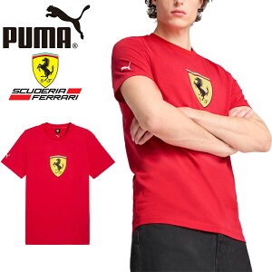 v[} PUMA 630188 tF[ [X J[h rbO V[h TVc FERRARI RACE COLORED BIG SHIELD SHORT SLEEVE T SHIRT [^[X|[c F1 gbvX Y fB[X R{  2J[ K 