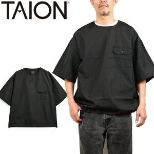 �^�C�I�� TAION-CS02NDML-1 �~���^���[ �n�[�t�X���[�u�J�b�g�\�[ MILITARY NON DOWN MILITARY HALF SLEEVE CUT SEW T�V���c �I�[�o�[�T�C�Y �^�E�����[�X �����Y ���f�B�[�X ���j�Z�b�N�X �R�� �̉� ���� �y�� 3